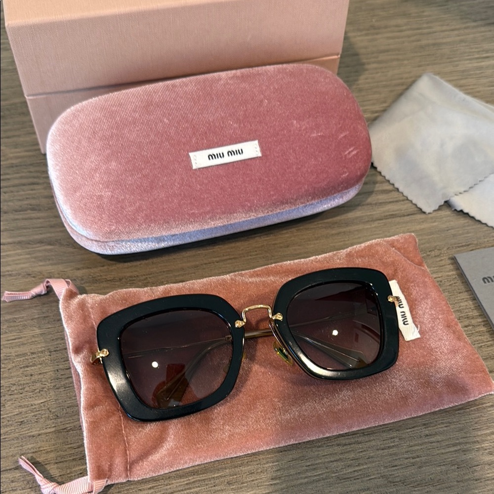 Miu Miu Black Sunglasses